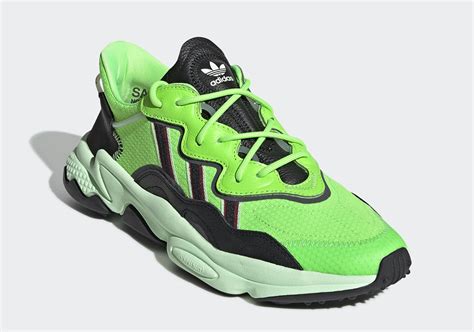 adidas ozweego neon green ee release info sneakernewscom
