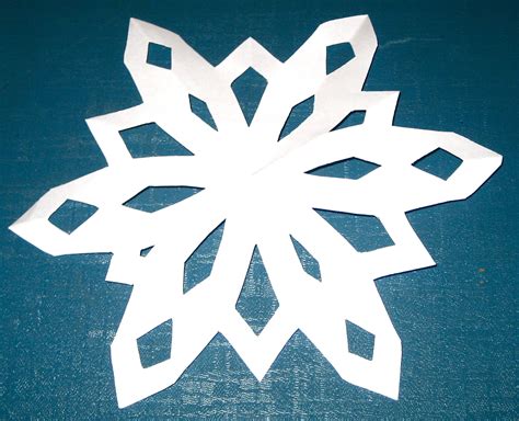 Printable 3d Snowflake Template