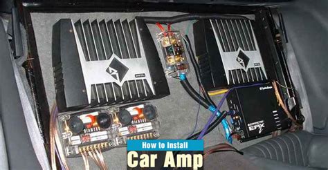 install  car amplifier guide  diagram wiring steps