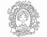 Coloring Mothers Tribute Coloringcrew sketch template