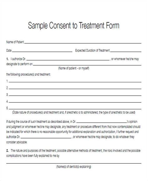 sample medical treatment claim form printable medical forms letters