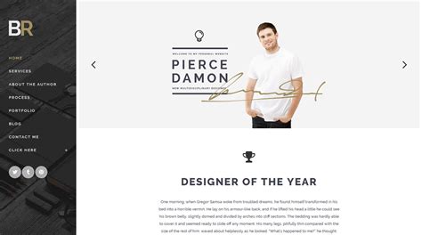 personal website wordpress theme user friendly designs