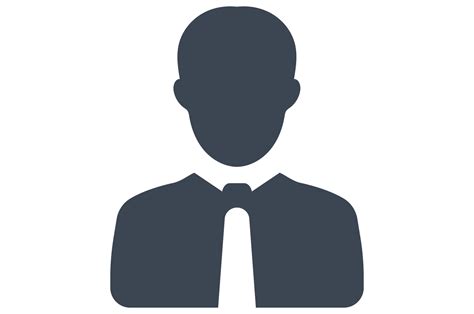 business man icon  vector art  vecteezy