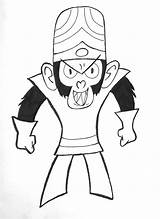 Mojo Jojo sketch template