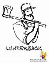 Lumberjack Coloring Drawing Bunyan Paul Pages Getdrawings Popular sketch template