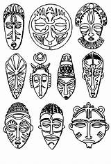 African Mask Masks Drawing Tribal Mascaras Pattern Templates Drawings Patterns Template Projects Africanas Arte Coloring Máscaras Pages Cache Afrique Ec0 sketch template