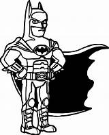 Batman sketch template