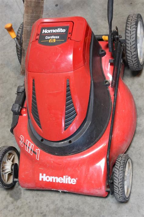 Homelite Cordless 24v Lawn Mower Property Room