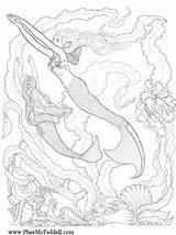 Mermaid Fairy H2o Meerjungfrau Gazo Everfreecoloring Mcfaddell Phee Gemerkt sketch template