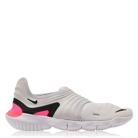 Nike Free Rn Flyknit 3 0 Ladies Running Shoes White Pink