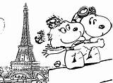 Coloring France Pages Snoopy Fifi Paris Books Gif Categories Similar Popular sketch template