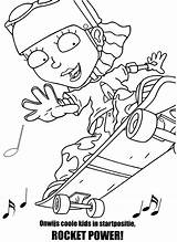 Rocket Power Coloring Pages Coloring4free Printable Coloringpages1001 Tv Library Clipart Para sketch template