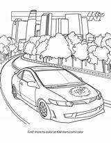 Coloring Pages Car Honda Peterbilt Parts Dragster Printable Drawing Getcolorings Getdrawings sketch template