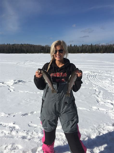 ice fishing success   bwca boundary waters blog