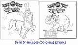 Coloring Circus Sheets Printable Ringling National Barnum Bros Bailey Schedule Super Heroes sketch template