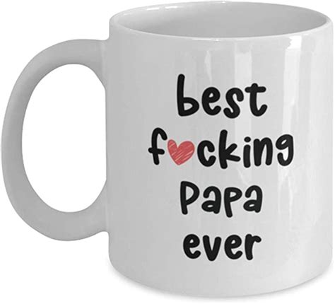 papa coffee mug best fucking papa ever for papa kitchen