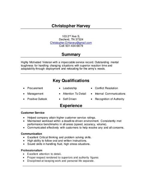 christopher harvey job resume finish