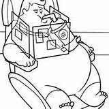 Fat Boy Coloring Pages Lazy Netart sketch template
