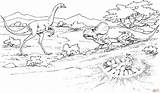 Oviraptor Protoceratops Nest Coloring Eggs Pages Printable Main Drawing sketch template