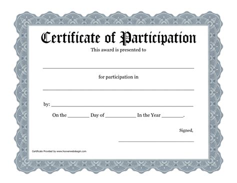 printable award certificate template bing images