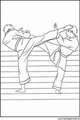Karate Bilder Coloring Malvorlagen Pages Taekwondo Martial Ausmalbild Drawing Basic Arts Sport Malvorlage Judo Kid Para Shotokan Kids Hand Human sketch template
