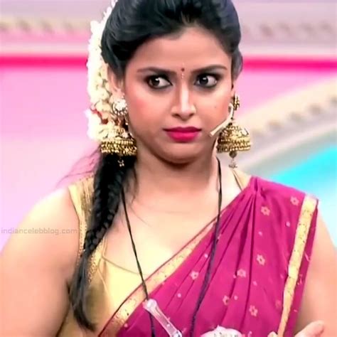 Shwetha Chengappa Kannada Tv Actress 15 Hot Saree Photo
