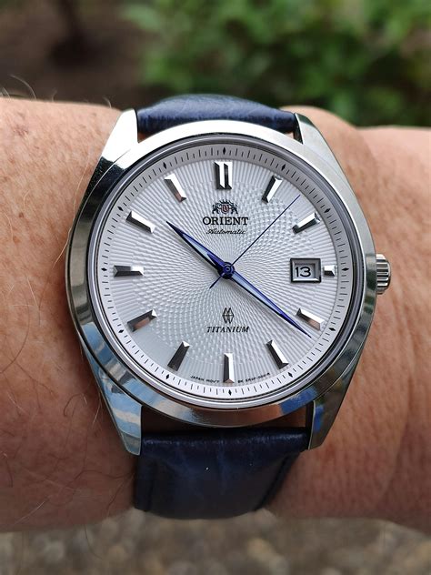 orient titanium watches