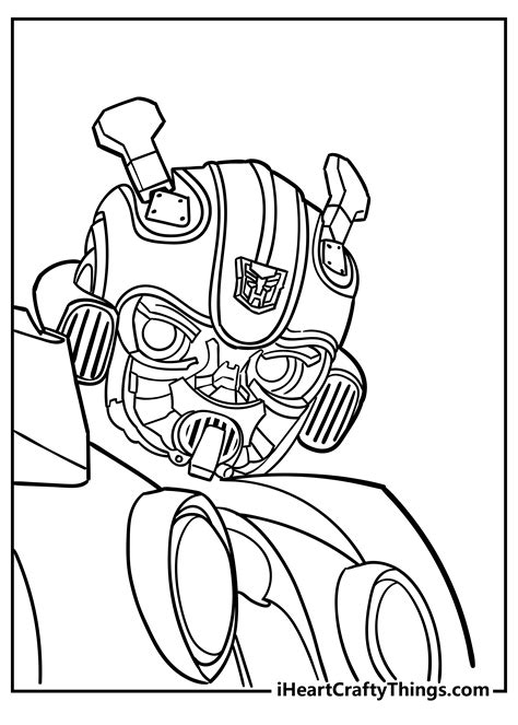 bumblebee autobot coloring pages