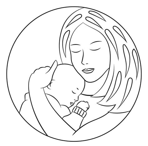 mother coloring pages  kids
