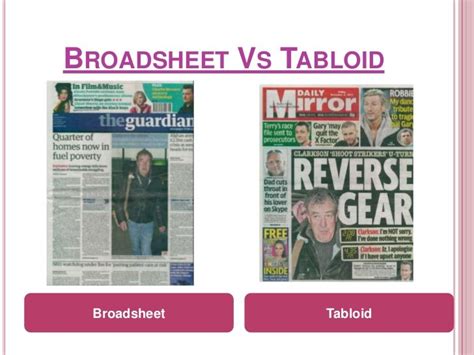 tabloid  broadsheet reading quiz quizizz