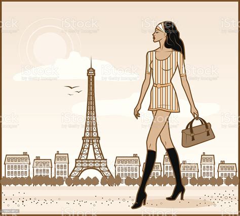 french girl stock illustration download image now istock