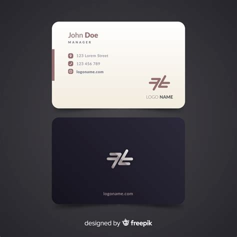 business card template  vector