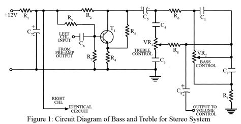bass treble circuit  engineering projects