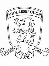 Pages Coloring Middlesbrough Ham West Logos Coloringpagesonly sketch template