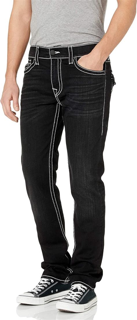 true religion men s rocco big t skinny fit jean with back