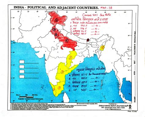 Population Density In India According To Census 2011 Map