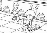 Easter Print Coloring Pages sketch template