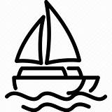 Catamaran Boat Icon Sailboat Sailing Ship Iconfinder Editor Open sketch template