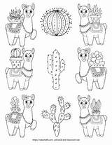 Llama Llamas Ridiculously Natashalh sketch template