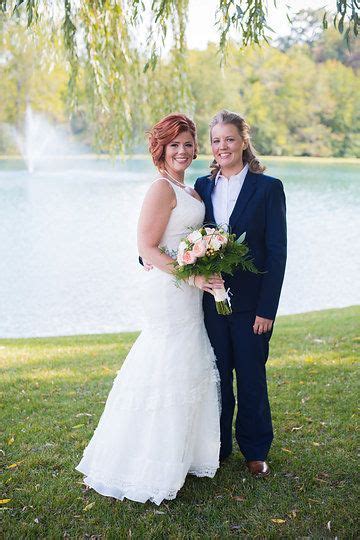 women in suits wedding barns and lesbian wedding on pinterest