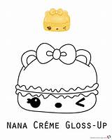 Num Noms Nana Nom Gloss Creme sketch template