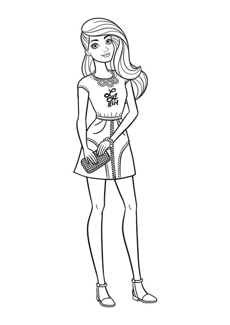 barbie coloring pages printable chelsea coloring pages