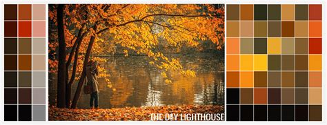 essential fall color palettes  diy lighthouse