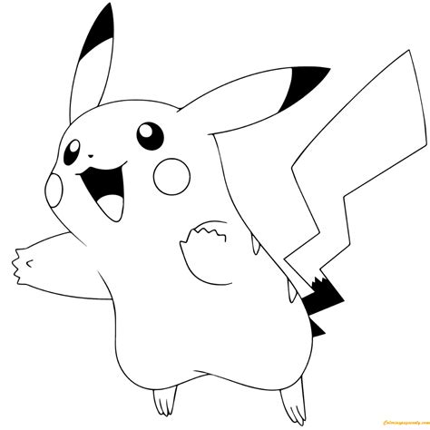 pokemon  pikachu  coloring pages cartoons coloring pages