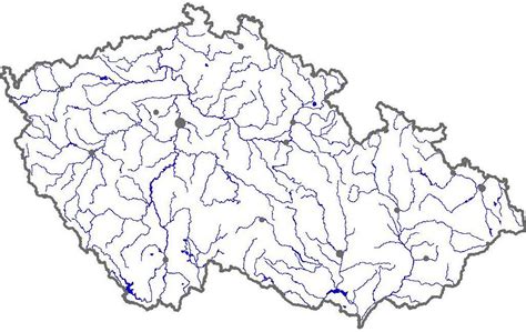 reky ceske republiky mapa mapa