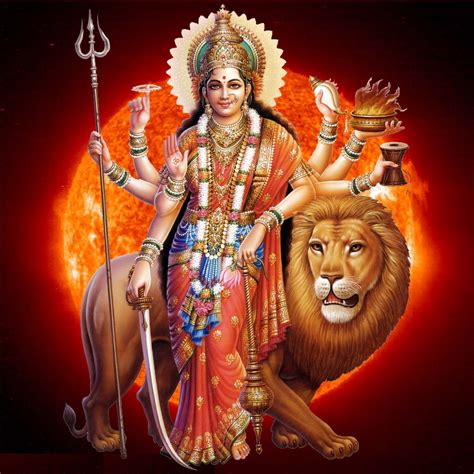Hindu God Goddess Durga The Mother Goddess And Her Symbolism