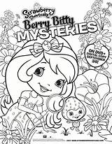 Coloring Strawberry Shortcake Berry Bitty Pages Mysteries Printable Sheet Dvd Kids Print Giveaway Sheets Fheinsiders Books Berrykins Rescue Colouring Reader sketch template