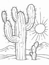 Kaktusy Kolorowanka Druku Saguaro Malowankę Wydrukuj sketch template