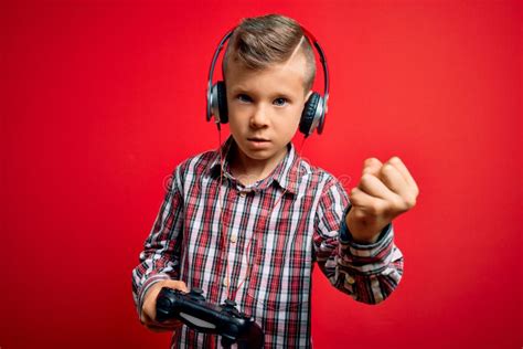 angry kid playing video games stock   royalty  stock   dreamstime