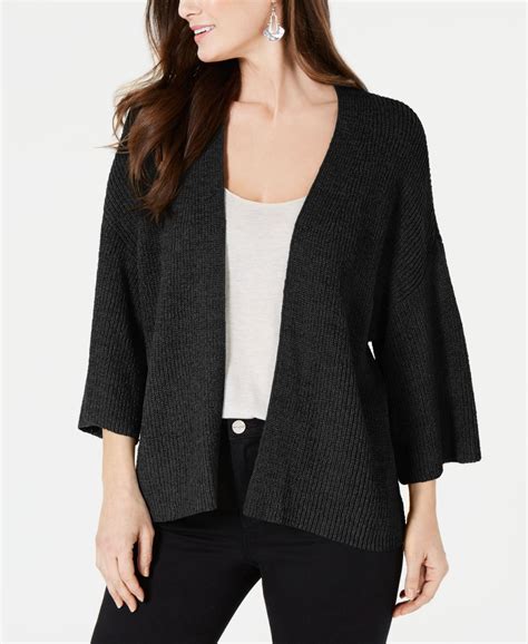 style  women size medium  black cardigan sweater canerra